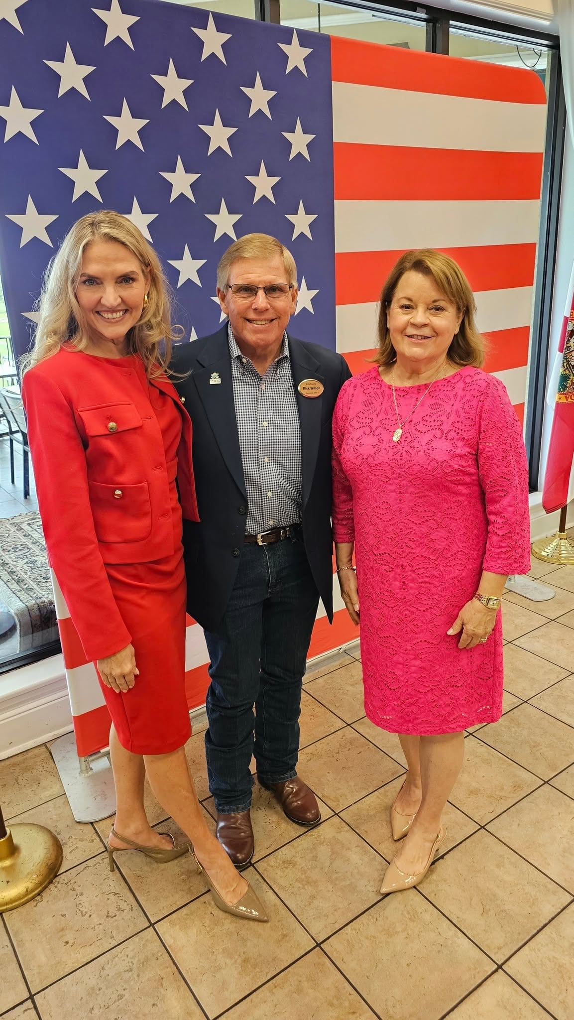 Rick Wilson with Rep. Jennifer Canady and Sen. Colleen Burton